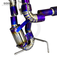 Système d'échappement complet en titane SDO pour Chevrolet Corvette C8 Z06 5.5L 2023-2026, avec catalyseur haute performance et commande de soupape OEM