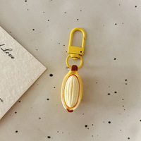 3D Resin Fruit Sleutelhanger, Schattig Mini Voedsel Groente Tas Charme Gesimuleerde Fruit Hangertje voor Sleutelring