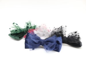 Terciopelo de puntos invierno dos capa accesorios <span class=keywords><strong>para</strong></span> el <span class=keywords><strong>cabello</strong></span> arco niñas nudo pinzas de cocodrilo - Product Image 6