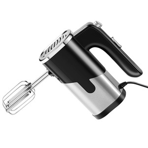 เครื่องผสมอาหารมือถือสแตนเลสขนาดเล็ก สีดำ ดีไซน์หัวเอียง ใช้ไฟฟ้า 220V 110V สำหรับตีครีม แป้งนม ผสมมิลค์เชค - Product Image 5