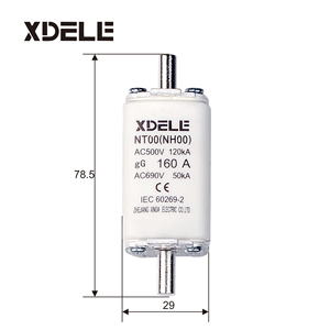 Base de fusible NH00 <span class=keywords><strong>NH</strong></span> Series AC500V HRC Portafusibles de cerámica de bajo voltaje - Product Image 5