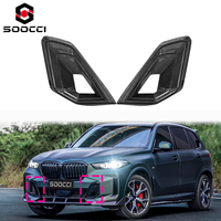 TAKD Garniture d'admission d'air avant en fibre de carbone sèche pour pare-chocs avant BMW G05 X5 40iX 50eX M60iX M60i (2023-2026)