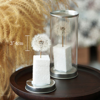 Kualitas tinggi 3-4 cm bunga Dandelion diawetkan untuk DIY untuk Natal Thanksgiving Tahun Baru Cina-harga pabrik grosir