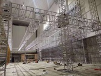 Structure du système de fixation de l'objectif, treillis d'éclairage DJ Mobile en Aluminium