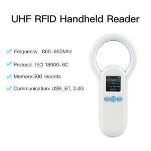 Lector de Mano UHF <span class=keywords><strong>RFID</strong></span> de 860-960 Mhz, Lector de Etiquetas UHF <span class=keywords><strong>RFID</strong></span>, Modo 2.4G, Salida USB, Escáner de Mano <span class=keywords><strong>RFID</strong></span> Portátil - Product Image 2