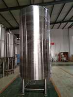 Réservoir de stockage d'eau chaude/froide en acier inoxydable 304 de 30 000 L, cuve sous pression avec contrôle PLC, moteur, certifié CE ISO, haute performance