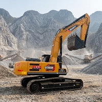 Excavatrice sur chenilles Sany SY365H d'occasion haute performance, 36 tonnes, équipement minier Kawasaki remis à neuf pour les travaux à grande échelle