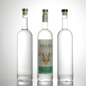 Chất Lượng Cao Cấp Top Grade Đồ Uống Tùy Chỉnh Màn Hình In Trang Trí Chai Thủy Tinh 750Ml Rum Whiskey Tequila <span class=keywords><strong>Vodka</strong></span> 750Ml - Product Image 5