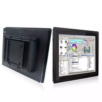 Monitor de pantalla táctil impermeable IP65, pantalla lcd con marco abierto de 12, 13, 15, 17, 19, 21 y 22 pulgadas, entrada de CC de 12V-24V