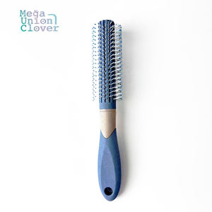 <span class=keywords><strong>Cepillo</strong></span> de Paja de Trigo Autolimpiante para Masaje del Cuero Cabelludo, <span class=keywords><strong>Cepillo</strong></span> para Desenredar el Cabello, Juego de Cepillos Rizadores con Bolsa de Aire, <span class=keywords><strong>Cepillo</strong></span> de <span class=keywords><strong>Marca</strong></span> al por Mayor - Product Image 4