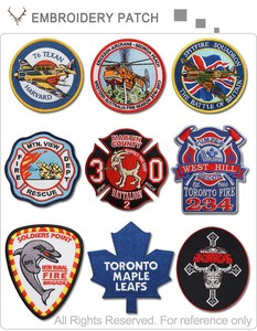 <strong>Custom</strong> Embroidery <strong>Patches</strong> OEM logo with <strong>Velcro</strong> Embroidered <strong>Patches</strong> for Garment Bags Hats - Product Image 6