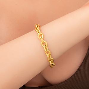 Simple High-End Stainless Steel <b>Charm</b> Bracelet Accessories Trendy Wholesale Design for Anniversaries - Product Image 4