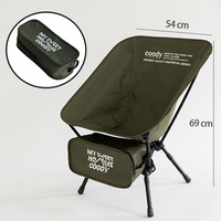 Chaise de camping pliable portable à ouverture rapide, moderne, en aluminium, pliable, en forme de triangle, pour les activités de plein air