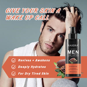 Oem/ODM 3-in-1 người đàn ông Kem dưỡng da kem ca cao bơ Vegan Vitamin E chăm sóc da hữu cơ nuôi dưỡng dưỡng dưỡng ẩm Kem dưỡng da cho nam giới - Product Image 2
