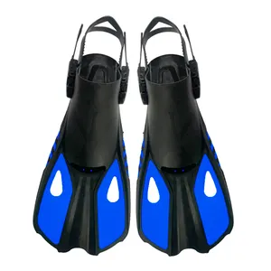 도매 가격 100% 실리콘 짧은 부동 핀 사용자 정의 훈련 수영 다이빙 핀