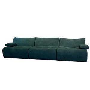 इतालवी डिजाइनर न्यूनतम बड़े लिविंग रूम मॉड्यूलर सोफे बांस कपड़े मालिश फोल्डेबल अवकाश कुर्सी - Product Image 5