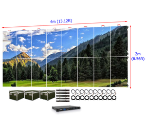 Écran LED P3.91 de location extérieure 4m x 2m (13ft x 6ft) 3.9mm pour mur vidéo de scène avec HDR10+ et étanchéité IP67 - Product Image 3