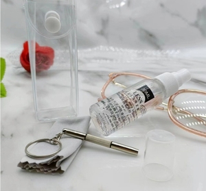 Set di Pulizia per <span class=keywords><strong>Occhiali</strong></span> da 30ML con Panno e Cacciavite, Confezione da Tre Prodotti Stampati in Rilievo, Vendita Diretta dalla Fabbrica - Product Image 4