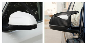Fibre de carbone sèche pour BMW X3, coque de rétroviseur de style corne de vache, modification de la coque de rétroviseur, protection extérieure en fibre de carbone - Product Image 2