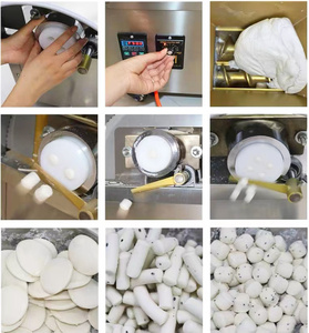 Máquina divisora y redondeadora de masa de bajo consumo de energía <span class=keywords><strong>Burguer</strong></span> Bread Bun Divisor de masa Máquina redondeadora Divisor de masa Rounder - Product Image 2