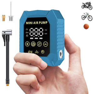 2025 Mini pompe à air <span class=keywords><strong>électrique</strong></span> intelligente pour le vélo de montagne de route équitation matériau ABS Portable avec valve américaine/française pour motos - Product Image 2