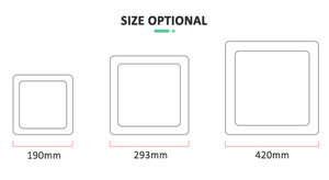 LUCKYSTAR Thiết Kế Mới Siêu Sáng Bán Nóng Lịch Thi Đấu Vuông IP20 12 Wát OEM ODM Đơn Giản Chỉ Cần Phòng Khách Hiện Đại Led Đèn Trần - Product Image 6