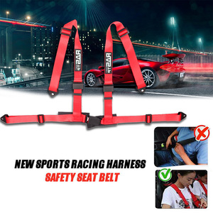 Cinturón de Seguridad RASTP de 4 Puntos, Rojo, Poliéster de Alta Resistencia, para Autos y Go-Karts - Product Image 4