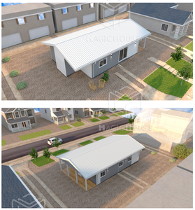 Casa Contenedor Expandible de 40 pies con Doble Ala y Tres Dormitorios, Diseño de Vivienda ABCB Livale, Estándar para el Mercado Australiano - Product Image 2