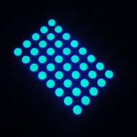 Matrice LED RGB HOUKEM 23058 CC CA 5mm 5x8, module d'affichage LED RGB à matrice de points 5*8