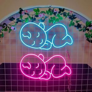 Fast Delivery Dropshipping Custom Led Neon Light Neon <strong>Sign</strong> Custom Led Neon Light Logo <strong>Sign</strong> for Bedroom Birthday Party Oh <strong>Baby</strong> - Product Image 2