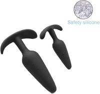 Pour un port confortable à long terme, ensemble de 4 plugs anaux en silicone / entraîneur sexuel anal / masseur de prostate / dilatateur anal / boule anale