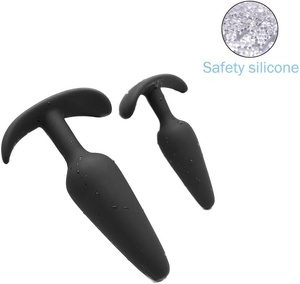 Set di 4 Plug Anali in Silicone per un Uso Prolungato Confortevole / Trainer per Sesso Anale / Massaggiatore Prostatico <span class=keywords><strong>Dilatatore</strong></span> Anale - Product Image 3