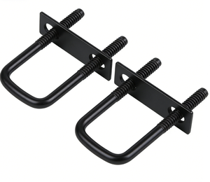 Écrou en U personnalisé avec plaques plates, fixation robuste en acier inoxydable et acier au carbone, écrou, rondelle et joint galvanisés et zingués - Product Image 3