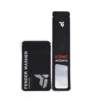 Sachets d'emballage refermables à fermeture éclair sur mesure avec fenêtre pour accessoires électroniques