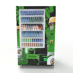 Zhongda mesin penjual otomatis bisnis sendiri musim panas profesional mesin cooing sistem mesin penjual otomatis