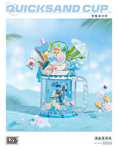 LOZ 214 piezas <span class=keywords><strong>Mini</strong></span> bloques de construcción juguete de construcción de plástico educativo con diseño de jugo de batido de bebida fría de verano - Product Image 2