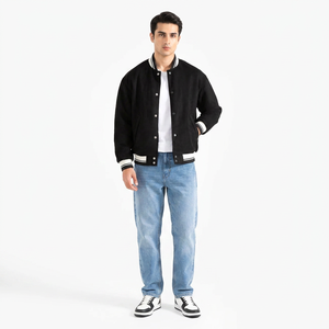 Vestes de sport personnalisées de haute qualité pour hommes, vêtements de rue tendance, toile respirante pour l'hiver - Product Image 1