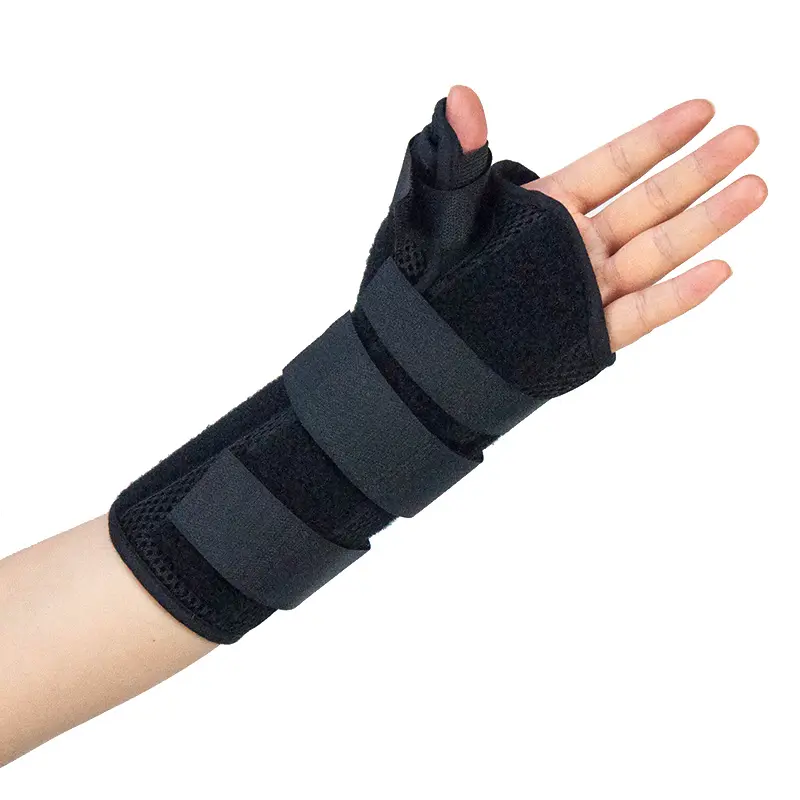 Attelle de poignet orthopédique et attelle de pouce attelle de soutien de poignet réglable ceinture de poignet de nuit soutien de main pour l'arthrite