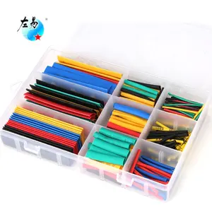 Factory direct sales low voltage pvc conductive grip cable 328pcs heat shrink plastic tubing