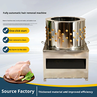 Plumeuse à poulet automatique domestique pour 10 à 15 poulets, machine à déplumer la volaille