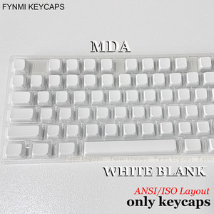 Fynmi Original MDA Profile Blanc PBT Dye-Sublimation Keycaps pour 61/68/71/75/87/98/104/108 Touches Clavier Mécanique - Product Image 4