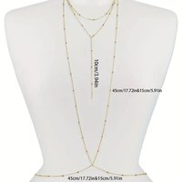 Offre Spéciale été plage bijoux de corps Sexy or argent corps chaîne ventre taille chaîne pour les femmes