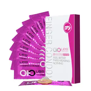 8 Piezas/caja, Venta al por Mayor de Fábrica, Nuevo Producto, Dedales Médicos <span class=keywords><strong>Rosas</strong></span> para Lesbianas, <span class=keywords><strong>Condones</strong></span> de Seguridad - Product Image 1