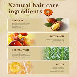 Hữu Cơ Tự Nhiên Batana Dầu Hương Thảo Biotin Tăng Trưởng Tóc Dầu Gội Và Điều Thiết Lập Cho Điều Trị Rụng Tóc Nuôi Dưỡng Dầu Gội - Product Image 2