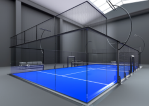 Services de construction de courts de tennis Padel personnalisés Finition galvanisée à chaud Gazon artificiel 12-18mm Qualité vérifiée Livraison rapide - Product Image 2