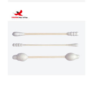 Hisopos de Algodón de Bambú 100% Biod FENGFLY de Alta Calidad con Doble Punta, 50 Unidades en Caja Cuadrada, Descuento por Compra al por Mayor - Product Image 5