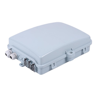 Boîtier de distribution optique IP65 24 cœurs pour extérieur et intérieur, boîtier de terminaison fibre optique 2 entrées 24 sorties, adaptateur SC LC, répartiteur à pigtail
