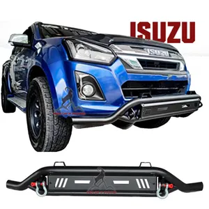 オフロード4x4トラックuteピックアップ実用的な旅行スチールフロントバンパーBULL BAR NUDGE BAR for -Isuzu DMAX