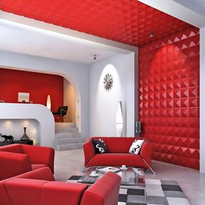 Lowes Goedkope Lambrisering Waterdichte Slaapkamer 3d Pvc Wandpanelen Wit Behang - Product Image 3