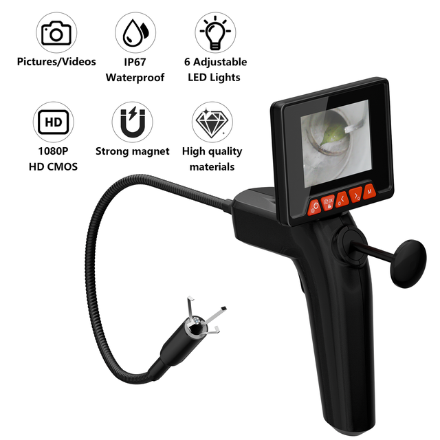 Factory OEM N3 1080P HD CMOS Handheld Version Snake Camera, Automotive Borescope Waterproof Inspection Industrial Endoscope